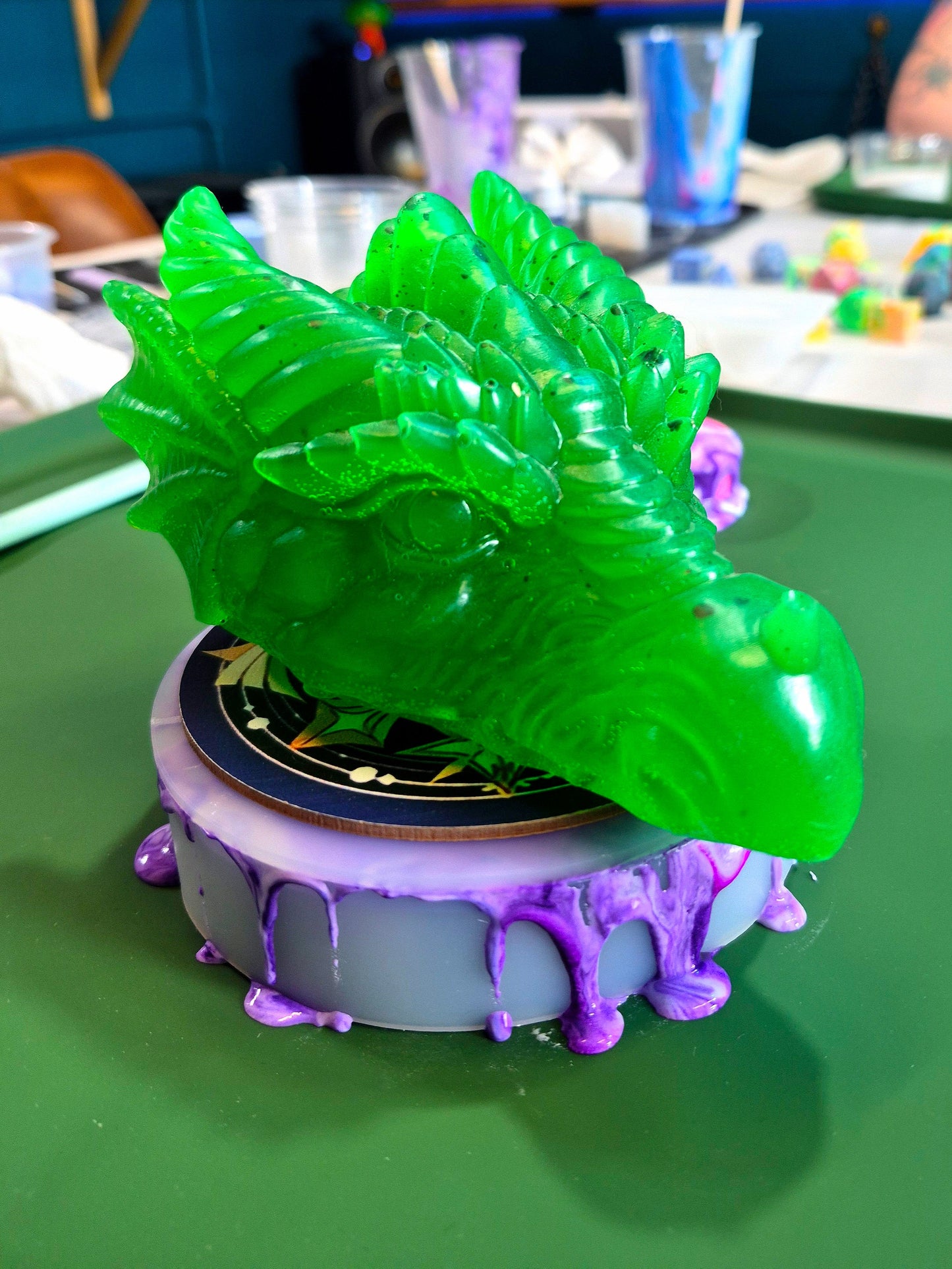 Sat 4th Jul | 2-3:30pm | Eco Resin Dice Pouring Six Sided Society