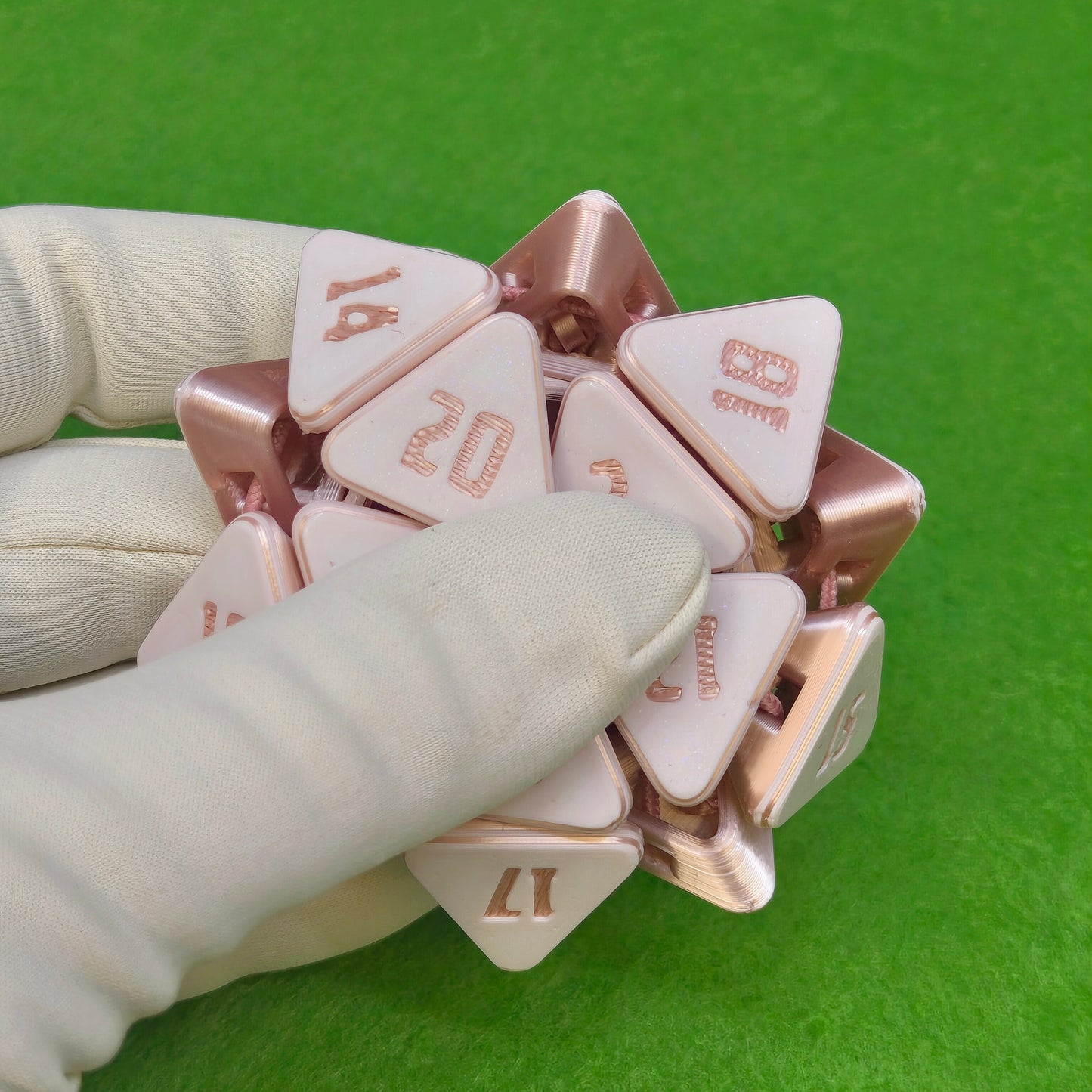 D&D squishable dice, fidget D20, 3D printed gaming accessories, tabletop RPG stress relief toy, gift for Dungeons and Dragons players, squishy D20 for TTRPG gamers.