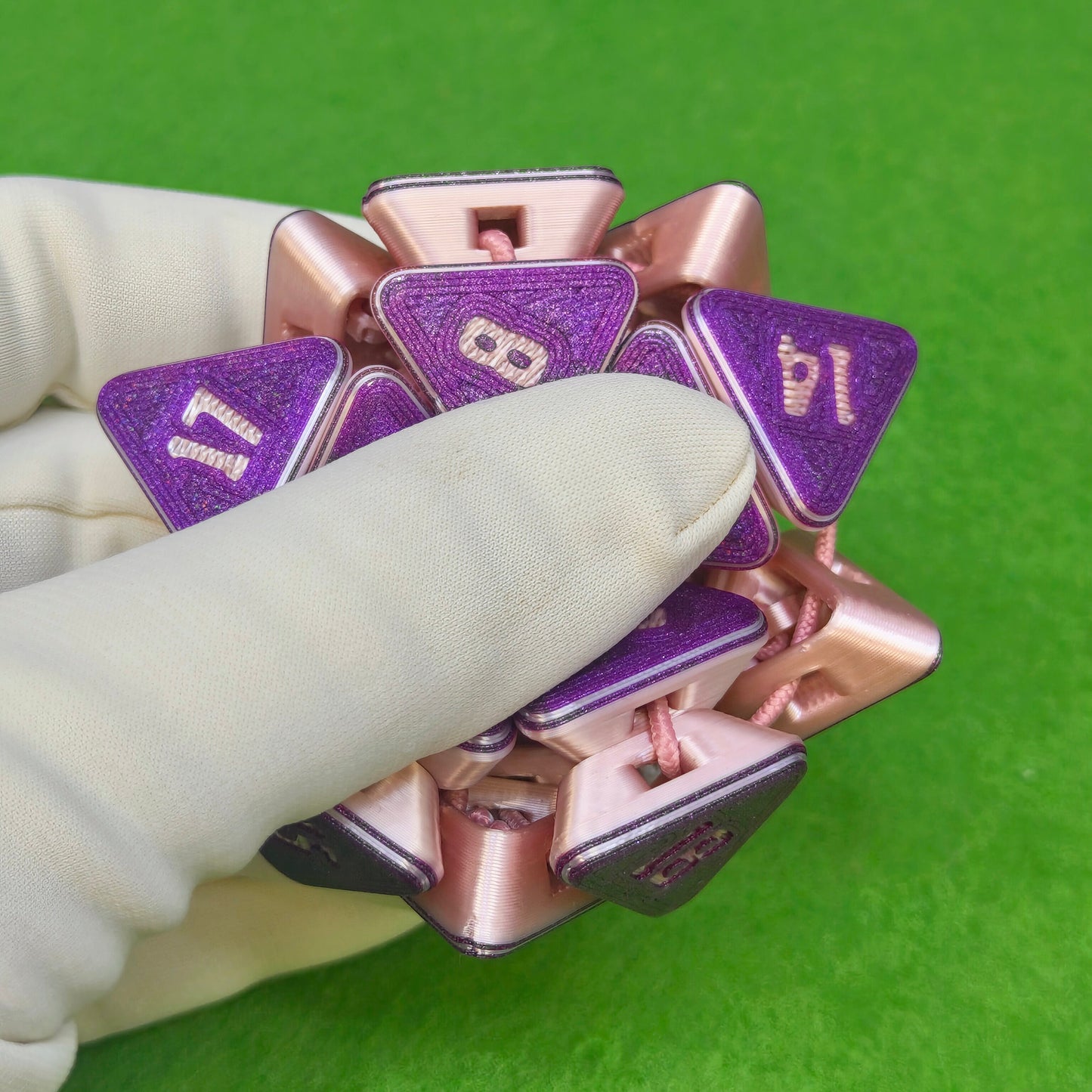 D&D squishable dice, fidget D20, 3D printed gaming accessories, tabletop RPG stress relief toy, gift for Dungeons and Dragons players, squishy D20 for TTRPG gamers.