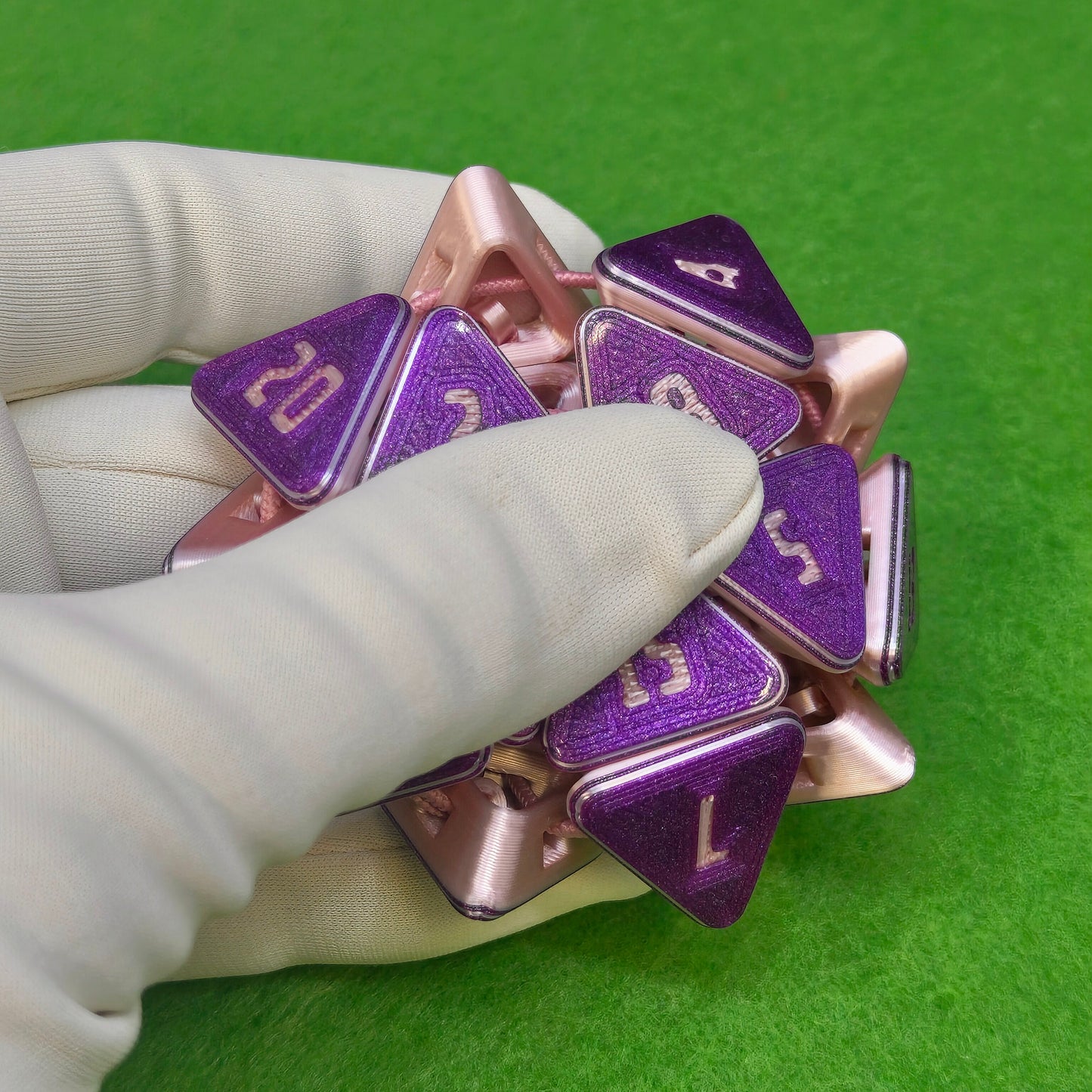 D&D squishable dice, fidget D20, 3D printed gaming accessories, tabletop RPG stress relief toy, gift for Dungeons and Dragons players, squishy D20 for TTRPG gamers.