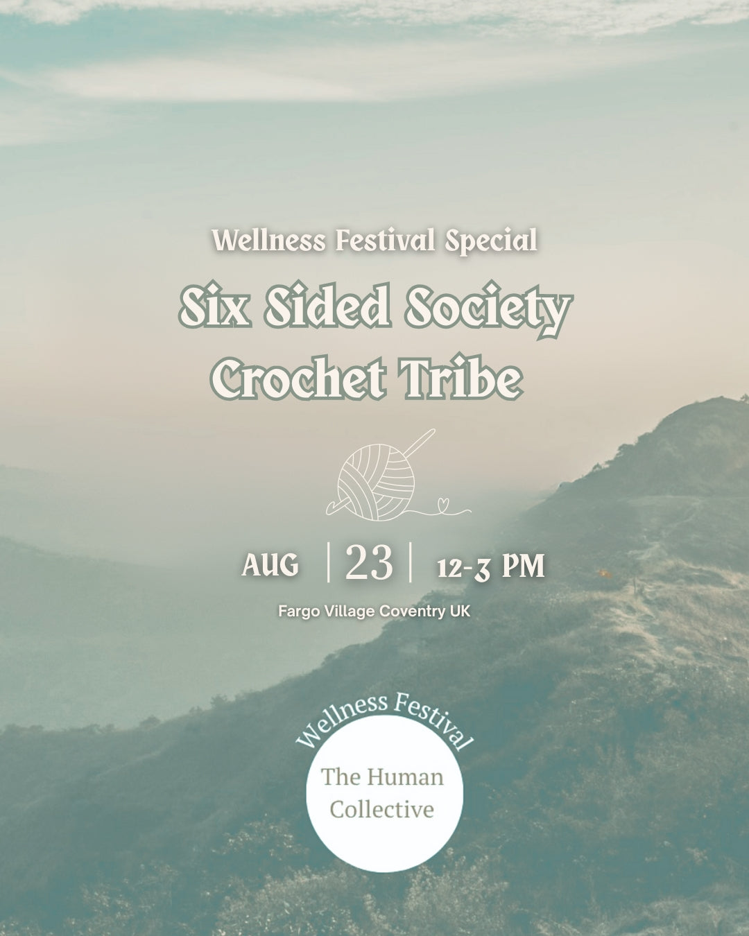 Join the Cochet Tribe at the Wellness Festival – A Creative Crochet Gathering!
Take a break, connect, and create! Join the Cochet Tribe for a heart-warming crochet experience at the upcoming Wellness Festival - a relaxing, joyful gathering where creativity and community meet. Whether you're new to crochet or a seasoned yarn-lover, this event is designed to support mental wellness through mindful making.