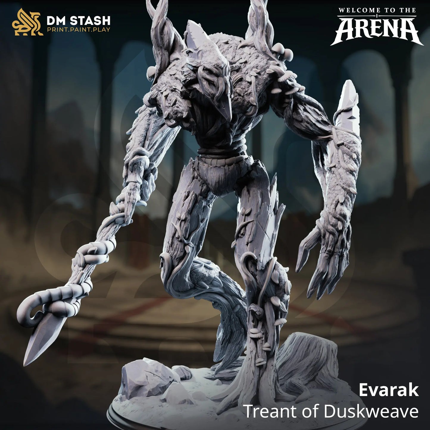 3D Printed Resin Miniature | Huge Plant | Treant of Duskweave