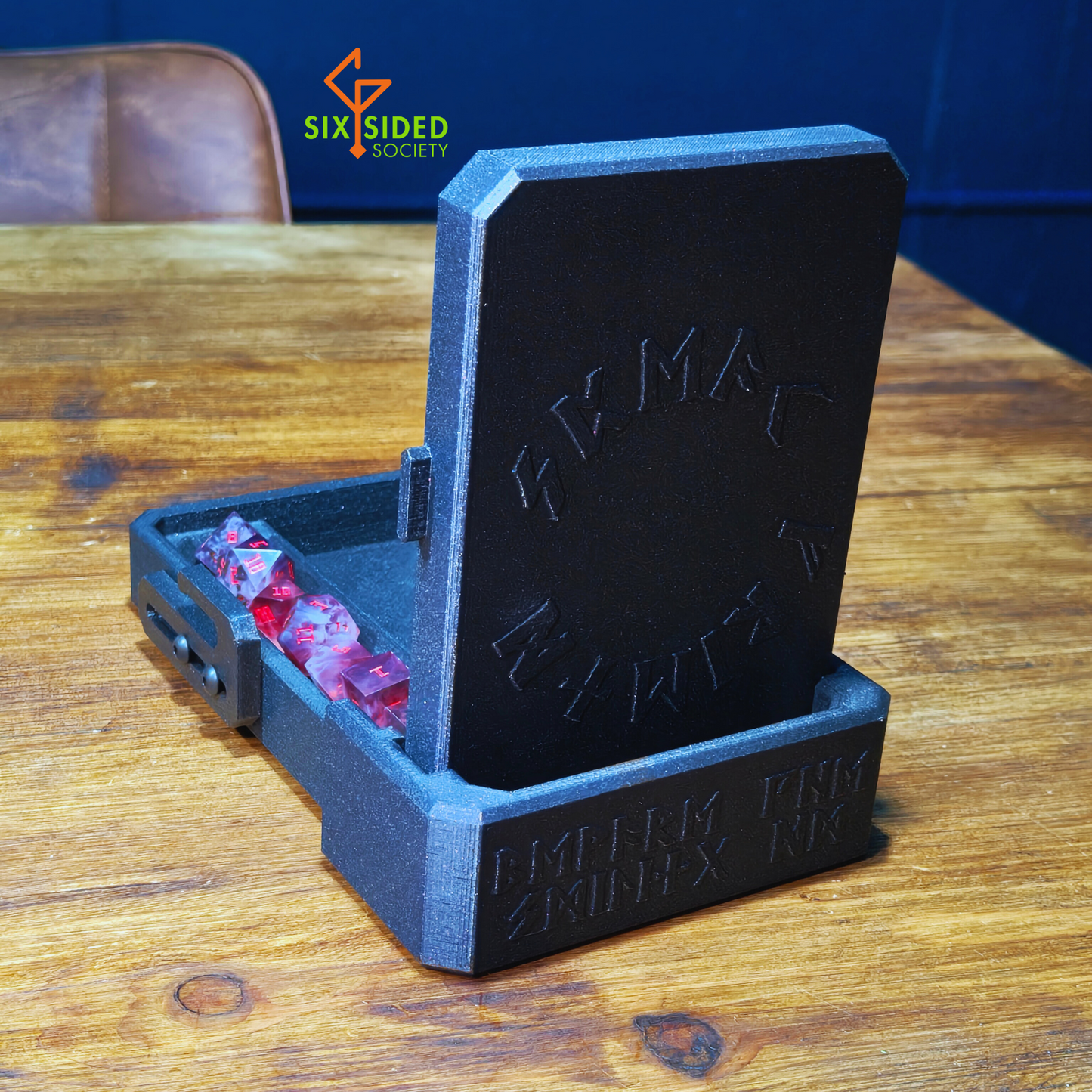 Portable Dice Tower Bag | 3D-Printed Elegance for Gamers on the Go