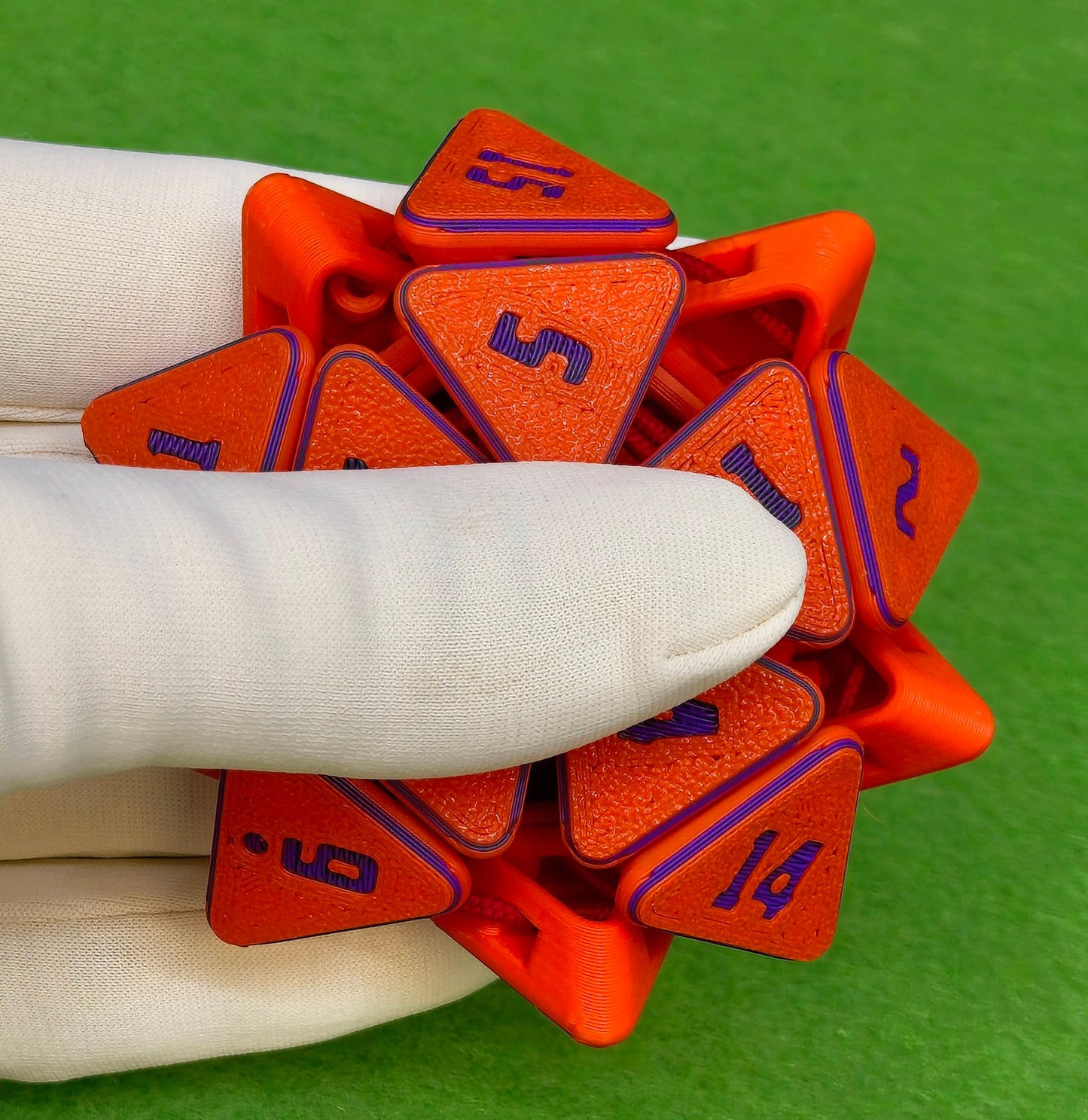 Squishy D20 | 3D Printed Fidget Dice for Tabletop Gamers & RPG Fans