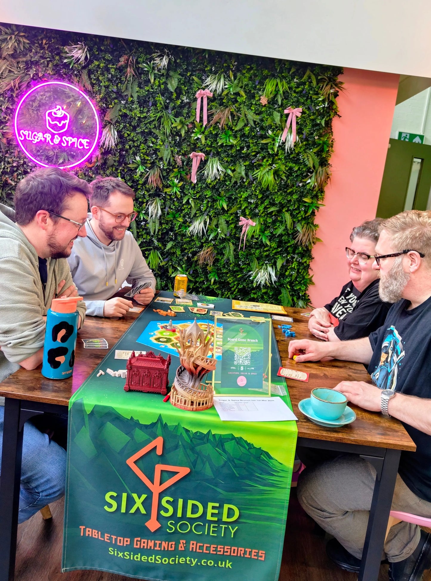 Sun 5th Apr | 11-3pm | Board Games Brunch @ Sugar & Spice - Six Sided Society
