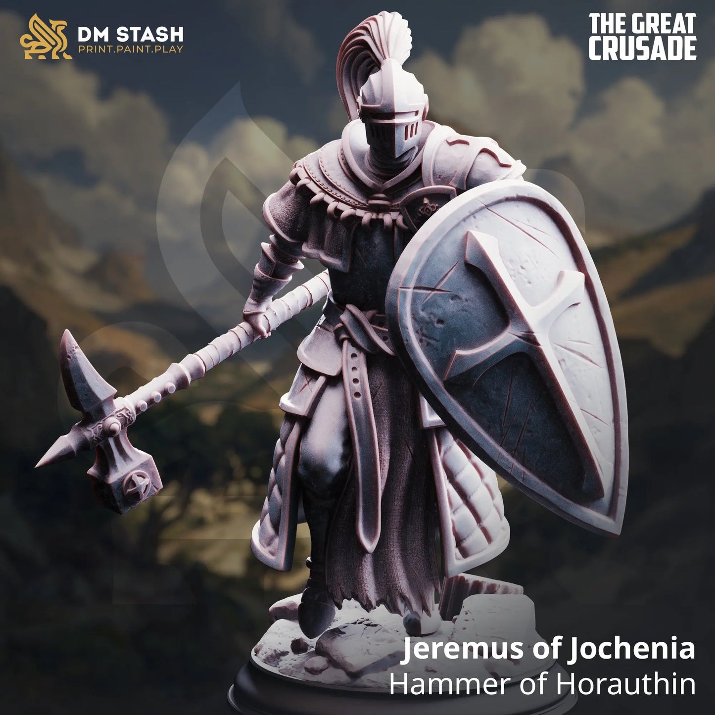 3D Printed Resin Miniature | 32mm Scale | The Great Crusade - Human - Six Sided Society Coventry UK