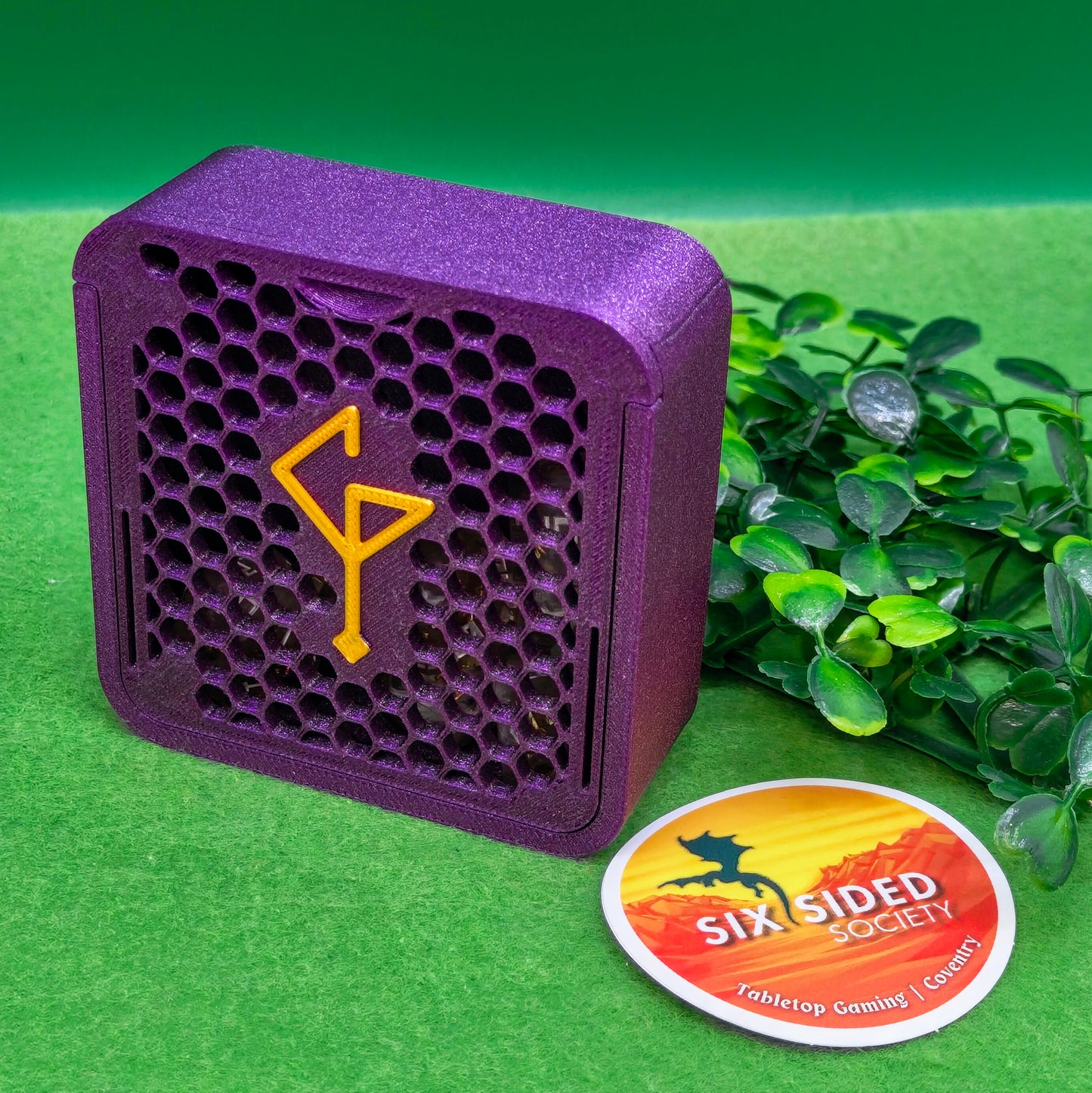 3D-printed D20 dice trinket box by Six Sided Society, tabletop gaming storage for Dungeons & Dragons, RPG dice organizer, eco-friendly gift box for dice collectors and dungeon masters, perfect accessory for board games and role-playing sessions3D-printed D20 dice trinket box by Six Sided Society, tabletop gaming storage for Dungeons & Dragons, RPG dice organizer, eco-friendly gift box for dice collectors and dungeon masters, perfect accessory for board games and role-playing sessions