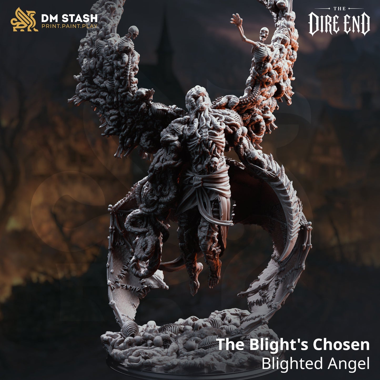 3D Printed Resin Miniature | Huge Aberration | Blighted Angel Six Sided Society