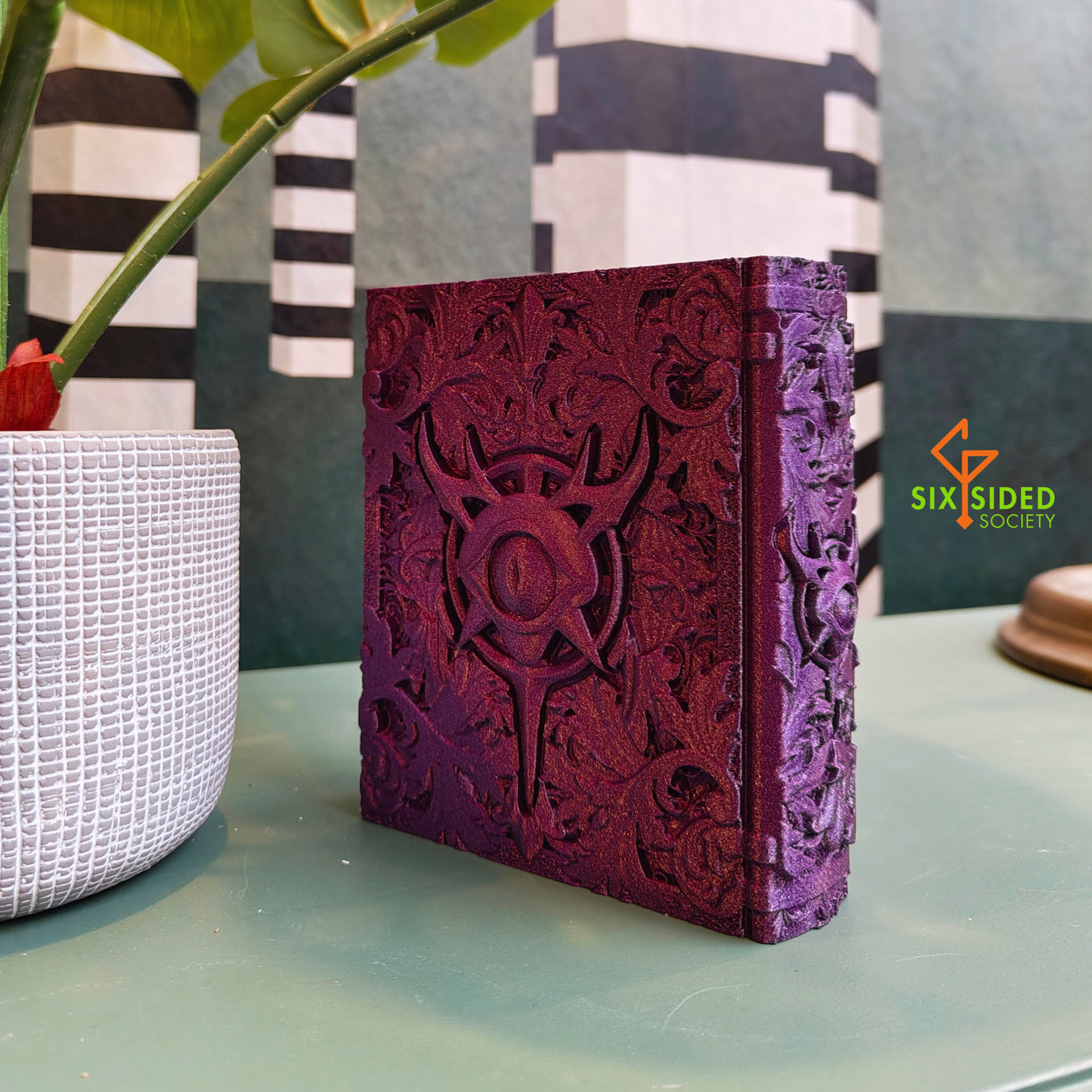 3D Printed Book Trinket Box | Warlock Tome