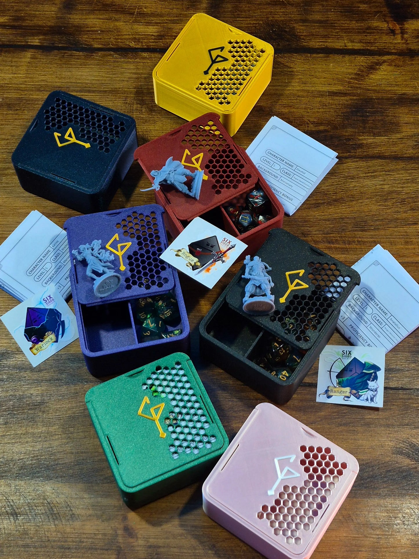 Mystery Pocket D&D Character Bundle Six Sided Society