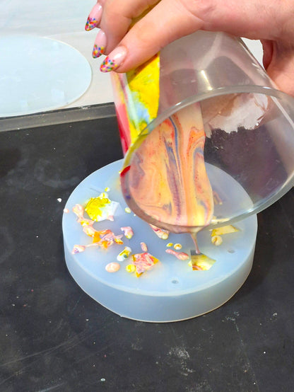 Sun 9th Aug | 11-12:30pm | Eco Resin Dice Pouring Six Sided Society