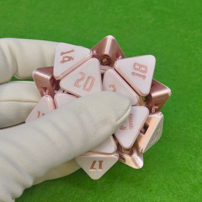 D&D squishable dice, fidget D20, 3D printed gaming accessories, tabletop RPG stress relief toy, gift for Dungeons and Dragons players, squishy D20 for TTRPG gamers.