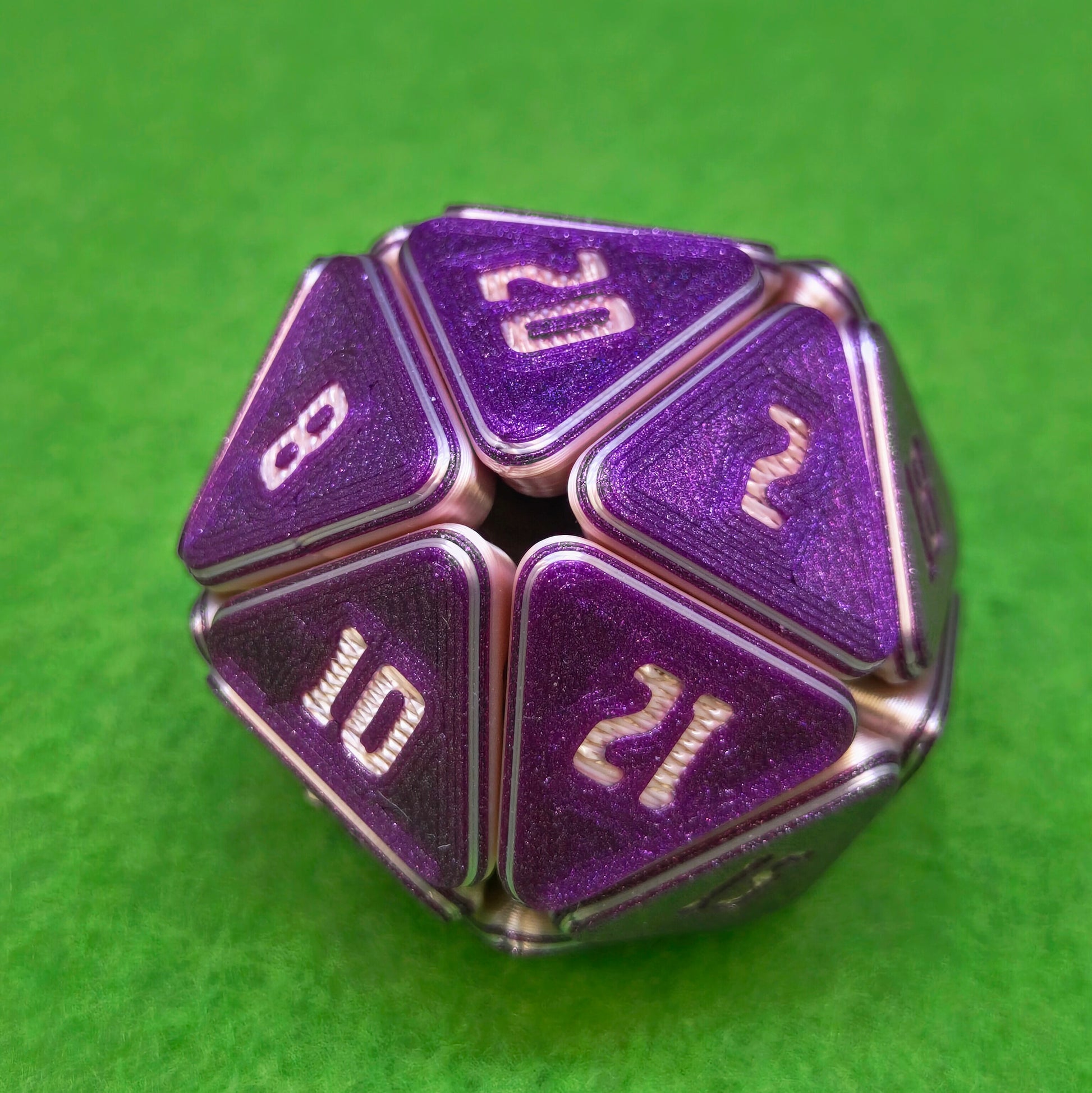 D&D squishable dice, fidget D20, 3D printed gaming accessories, tabletop RPG stress relief toy, gift for Dungeons and Dragons players, squishy D20 for TTRPG gamers.