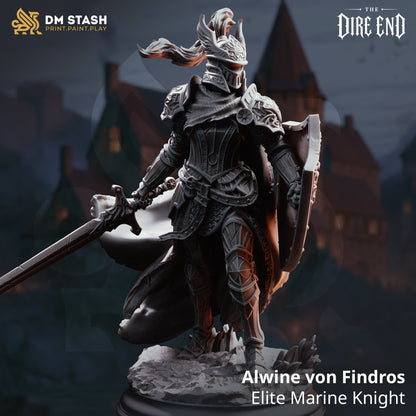 3D Printed Resin Miniature | 32mm Scale | The Dire End - Human Six Sided Society