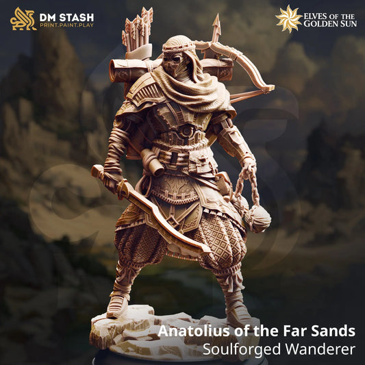 3D Resin Miniature | 32mm Scale |   The Golden Sun - Soulforged - Six Sided Society