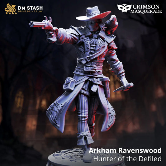 3D Printed Resin Miniature | 32mm Scale |   Red Autumn - Undead Revenant - Six Sided Society