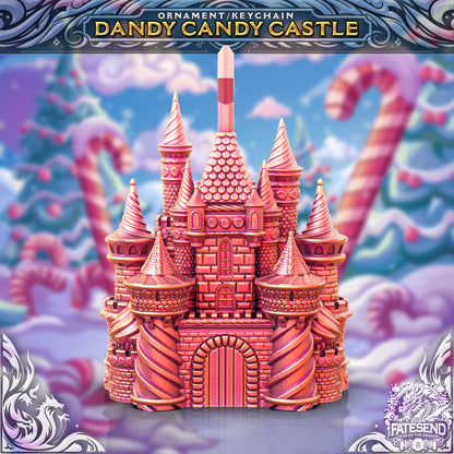 Candy Castle Resin Ornament | Sweet Geeky Holiday Paint Project - Six Sided Society