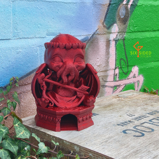 3D Printed Dice Tower | Chupid: Cthulhu as Cupid