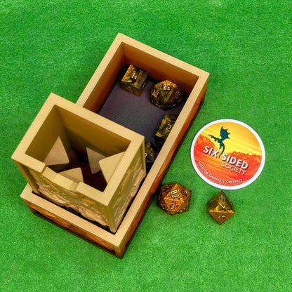 Whimsical RPG dice tower – 3D printed mushroom theme for TTRPG sessions
