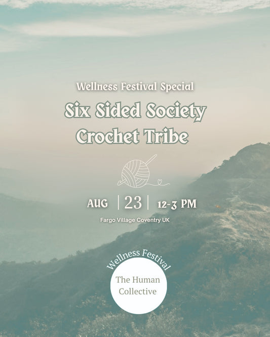 Join the Cochet Tribe at the Wellness Festival – A Creative Crochet Gathering!

Take a break, connect, and create! Join the Cochet Tribe for a heart-warming crochet experience at the upcoming Wellness Festival - a relaxing, joyful gathering where creativity and community meet. Whether you're new to crochet or a seasoned yarn-lover, this event is designed to support mental wellness through mindful making.