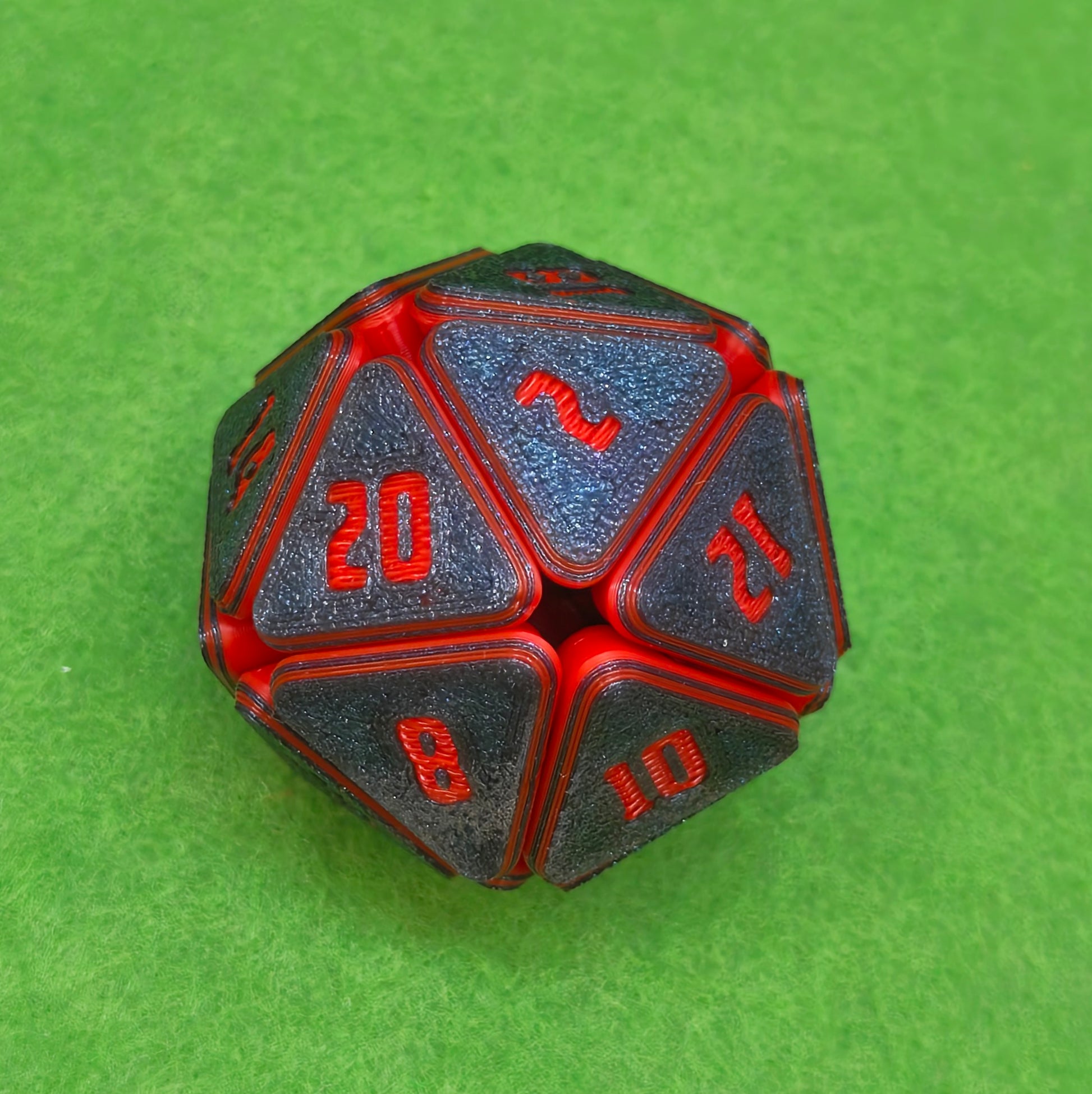 DND 3d Printing Squishable D20, Fidget Toy, Desk Toy, Fidget Dice, Squishy Dice, Sensory Toy, Fidget D20, DND Gifts