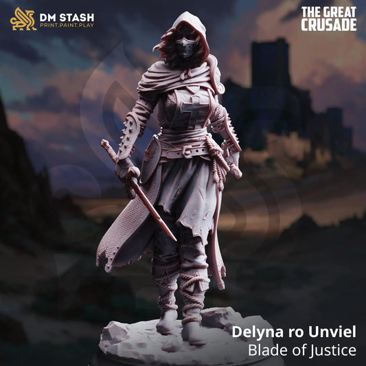 3D Printed Resin Miniature | 32mm Scale | The Great Crusade - Elf - Six Sided Society