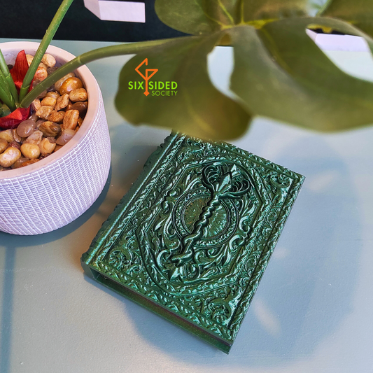 3D Printed Book Trinket Box | Small | Druid Tome