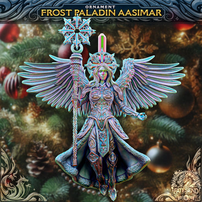 Paladin Angel Resin Ornament | Perfect Geeky Holiday Paint Project - Six Sided Society