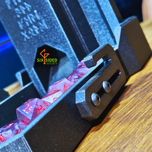 Portable Dice Tower Bag | 3D-Printed Elegance for Gamers on the Go