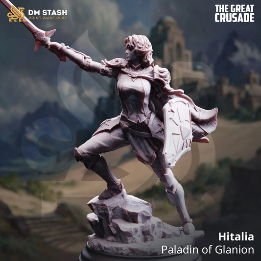 3D Printed Resin Miniature | 32mm Scale | The Great Crusade - Sun Elf - Six Sided Society