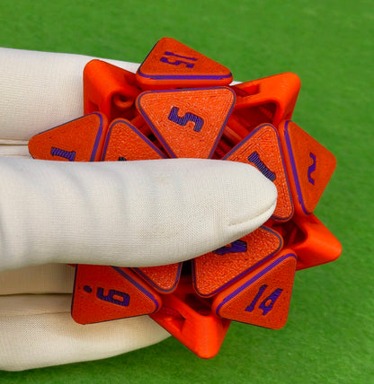 Squishy D20 | 3D Printed Fidget Dice for Tabletop Gamers & RPG Fans