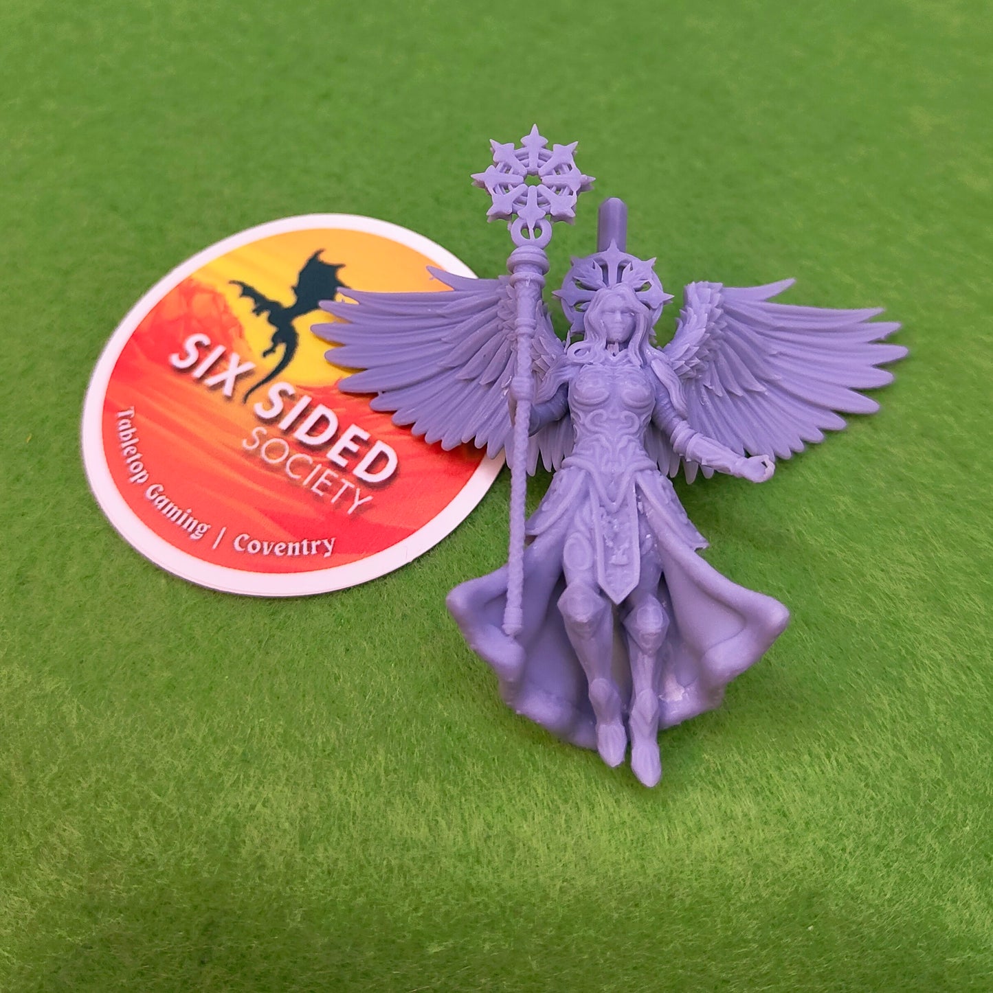 Paladin Angel Resin Ornament | Perfect Geeky Holiday Paint Project - Six Sided Society