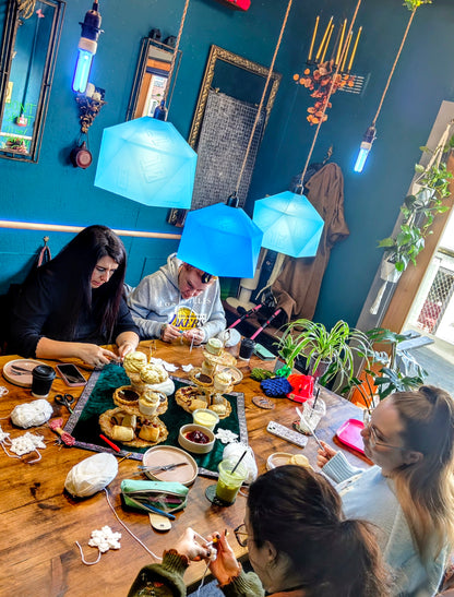 Sun 21st Dec | 12-3pm | Crochet Tea Party - Granny square - Six Sided Society