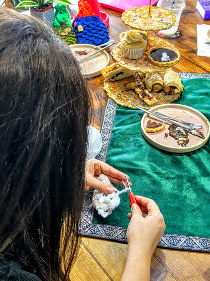 Sun 21st Dec | 12-3pm | Crochet Tea Party - Granny square - Six Sided Society