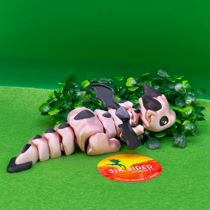 3D Printed Baby Dragon |  Fidget Gaming Buddy, Fantasy Decor & Collectible Gift - Six Sided Society