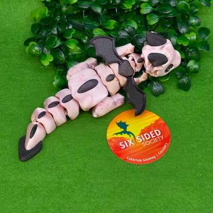 3D Printed Baby Dragon |  Fidget Gaming Buddy, Fantasy Decor & Collectible Gift - Six Sided Society