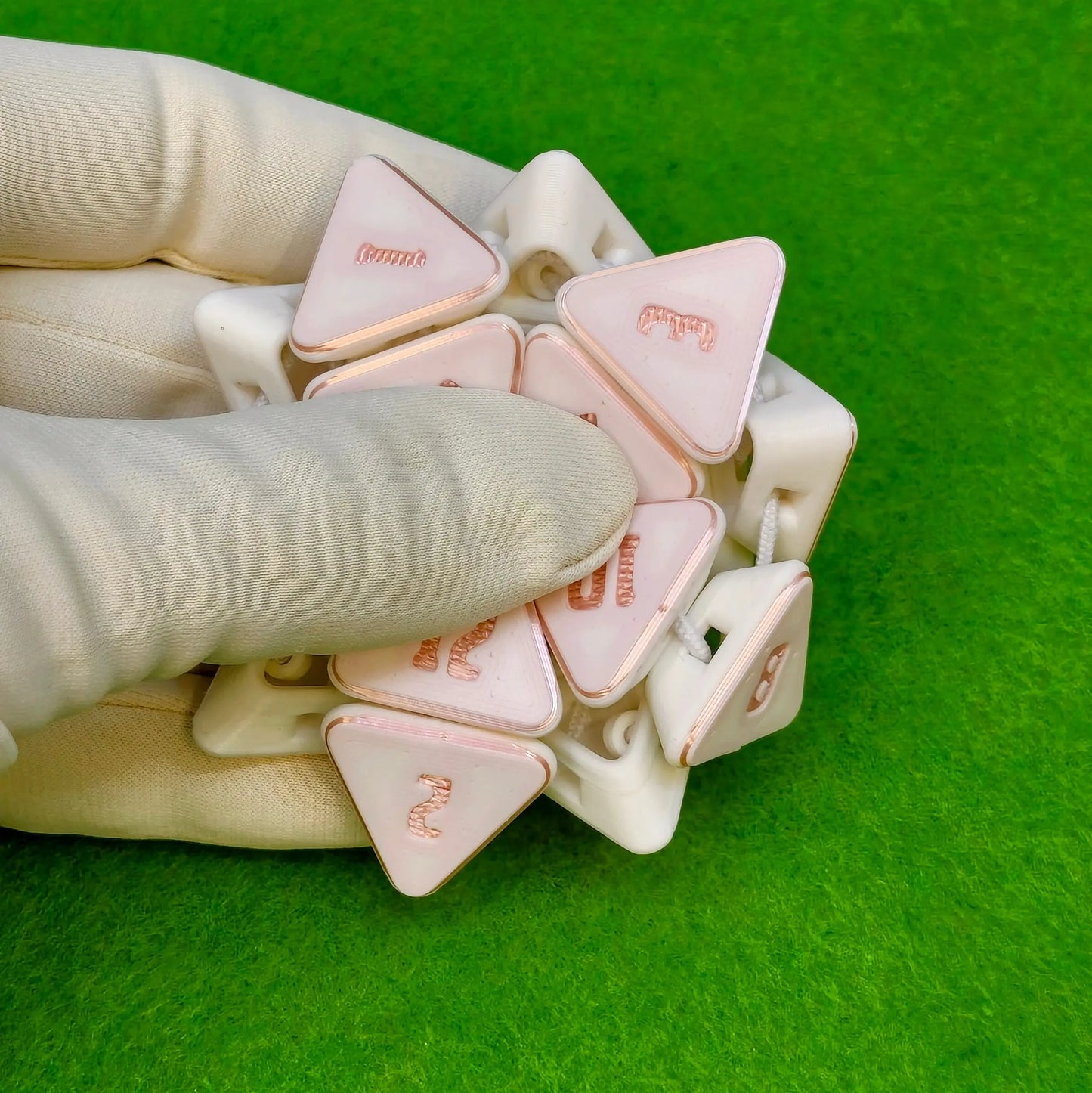 Fidget Dice | One Colour - Smooth | 3D Printed Squishy D20 for Tabletop Gamers & RPG Fans - Six Sided Society
