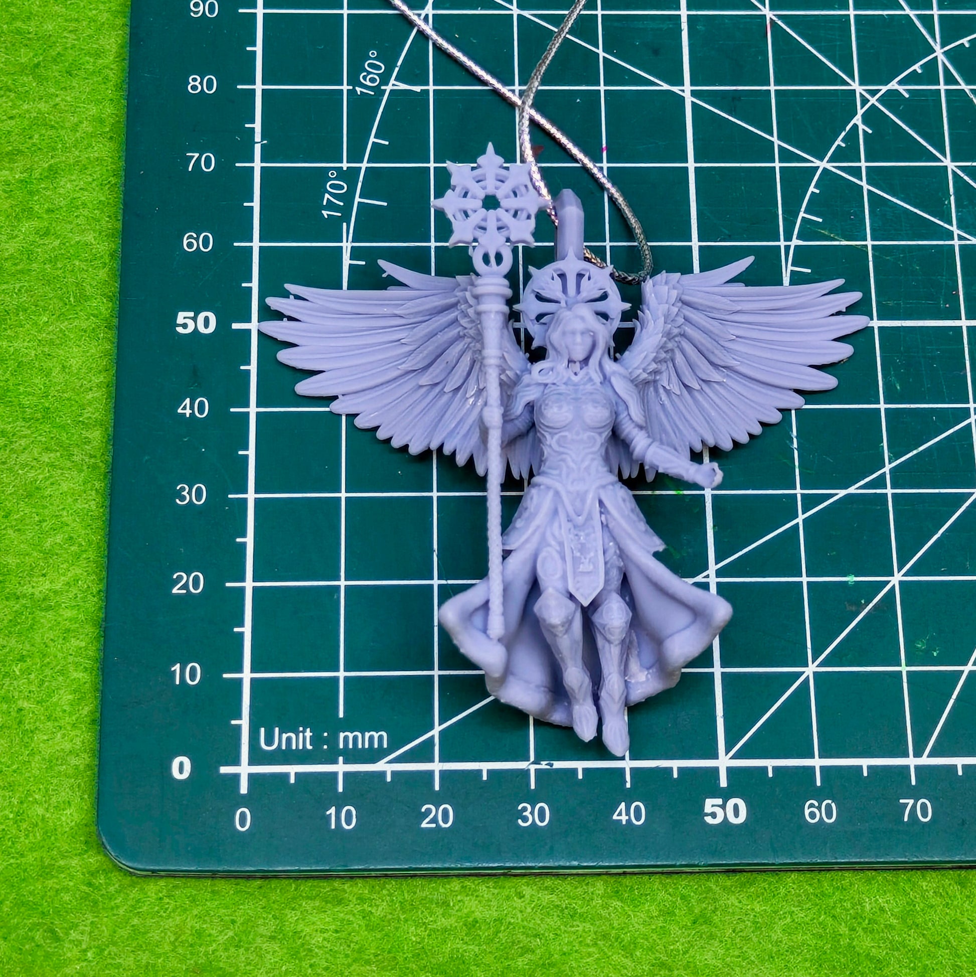 Paladin Angel Resin Ornament | Perfect Geeky Holiday Paint Project - Six Sided Society