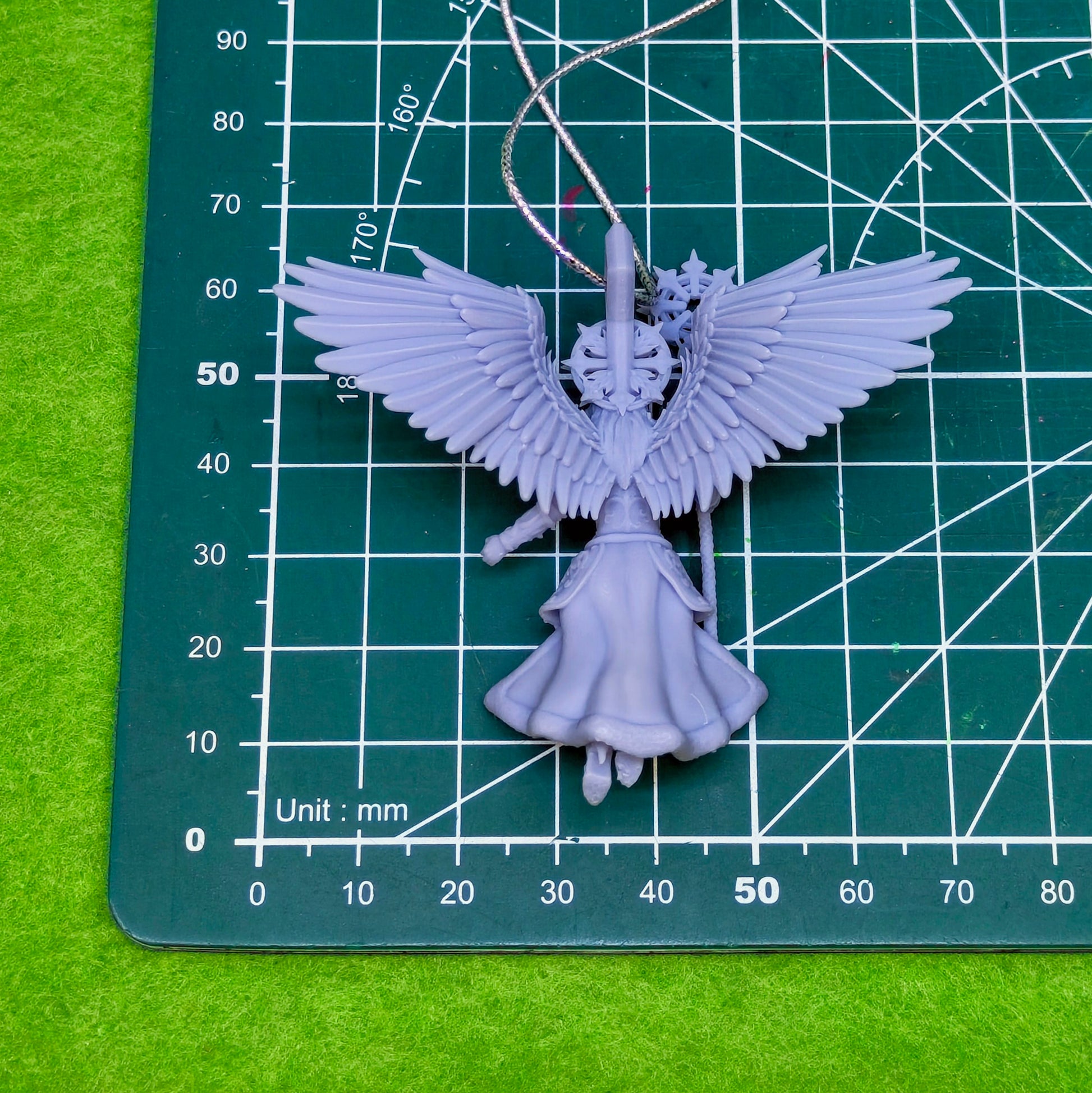 Paladin Angel Resin Ornament | Perfect Geeky Holiday Paint Project - Six Sided Society