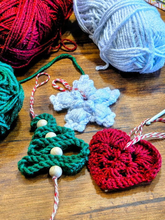 Sat 5th Nov | 4-6pm | Crochet Club Coventry - Xmas Ornaments Six Sided Society