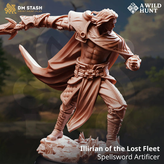 3D Printed Resin Miniature | 32mm Scale |  The Wild Hunt - Elf - Six Sided Society
