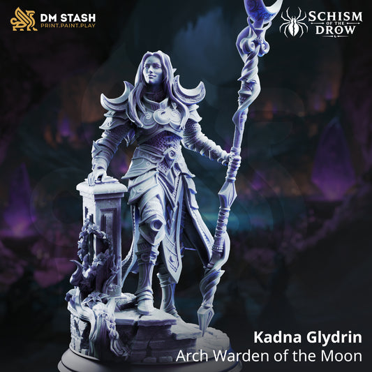 3D Printed Resin Miniature | 32mm Scale | Schism of the Drow - Elf, Drow