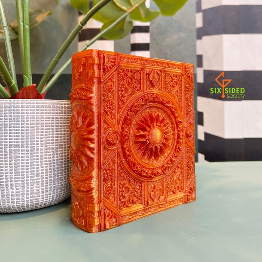 3D Printed Book Trinket Box | Small | Light Magic Tome