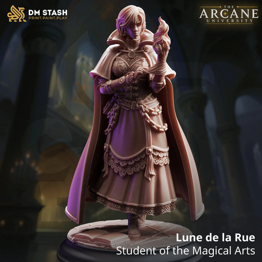 3D Printed Resin Miniature | 32mm Scale | The Arcane Univesity - Human