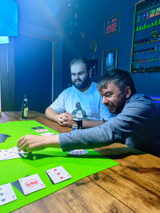 Old School Card Games Social – Limited to 6 Players!

Step away from the screens and rediscover the joy of classic playing card games! Join us for a cosy Wednesday evening dedicated to old-school favourites like Bismarck, Thousand, and other timeless brain-teasing card games.&nbsp;