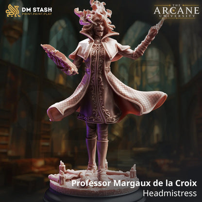 3D Printed Resin Miniature | 32mm Scale | The Arcane Univesity - Two Half Elf