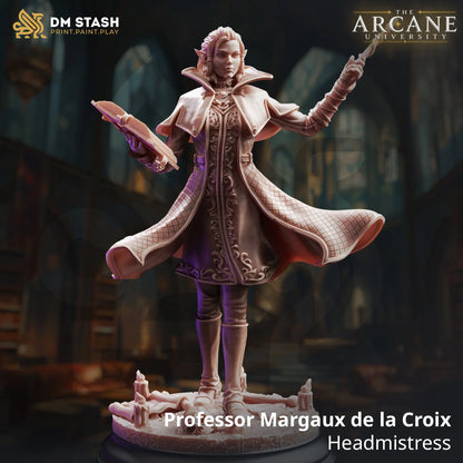 3D Printed Resin Miniature | 32mm Scale | The Arcane Univesity - Two Half Elf