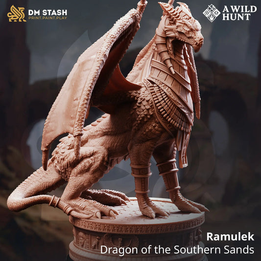 3D Printed Resin Miniature | Huge Monstrosity |  Dragon of the Southern Sands