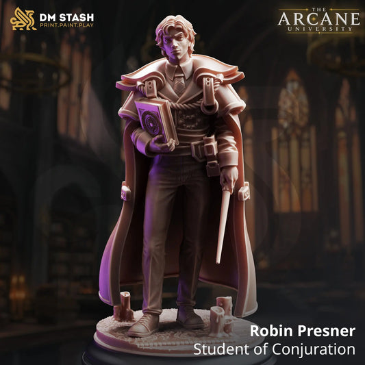 3D Printed Resin Miniature | 32mm Scale | The Arcane Univesity - Human