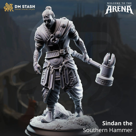 3D Printed Resin Miniature | 32mm Scale | The Arena - Humanoid Six Sided Society